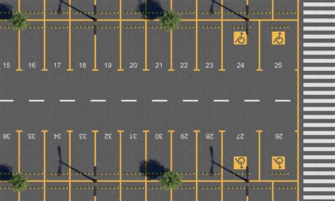 5 slot parking lot design
